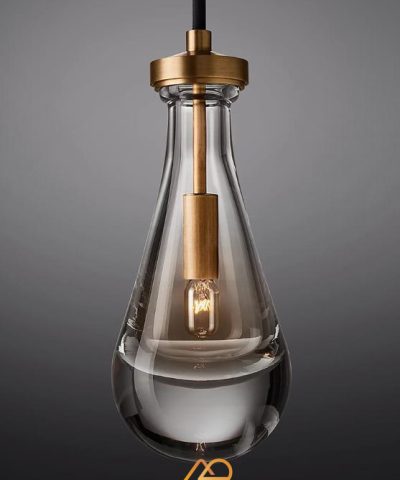 Đèn Chùm Pha Lê Golden Teardrop Light ART-7069