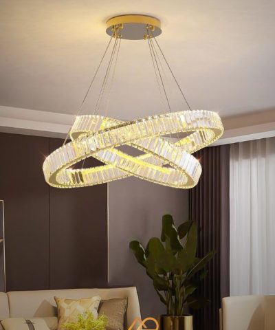 Đèn chùm pha lê xoắn hiện đại ART-7070
