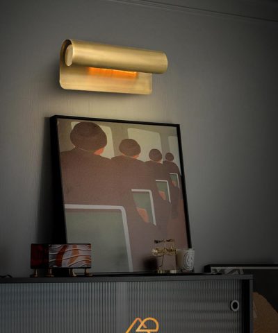 Đèn Tường Trang Trí LUX Brass Curve ART-8049