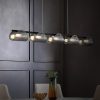 Đèn Thả Trần Nghệ Thuật Hiện Đại LUX Glass Wave Linear ART-4079