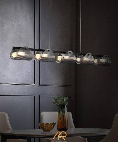 Đèn Thả Trần Nghệ Thuật Hiện Đại LUX Glass Wave Linear ART-4079