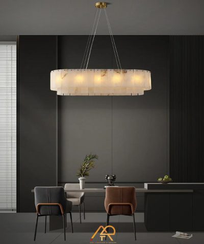 Đèn Chùm Đá Tự Nhiên Hoàng Gia Aurora Grande ART-7041