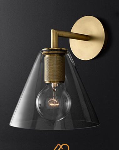 Đèn Tường Thủy Tinh Nón Kim Cổ ART-8030