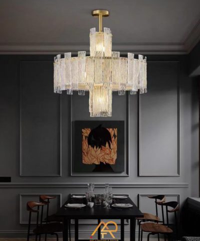 Đèn chùm thủy tinh nghệ thuật Crystal Elegance ART-7055
