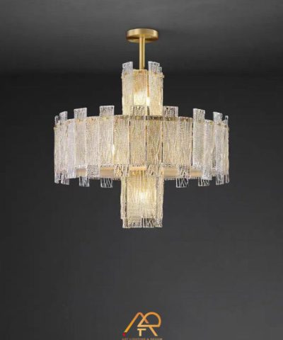Đèn chùm thủy tinh nghệ thuật Crystal Elegance ART-7055