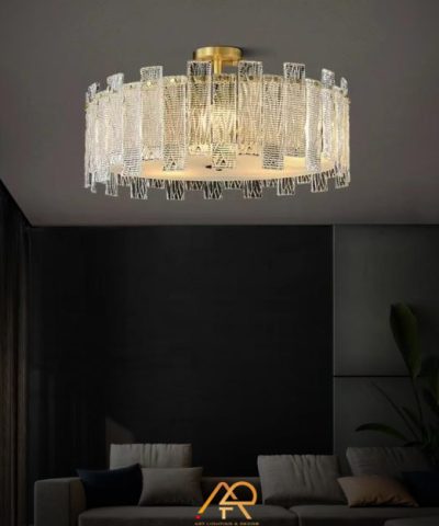 Đen Chùm Luxury Crystal Flush ART-7057