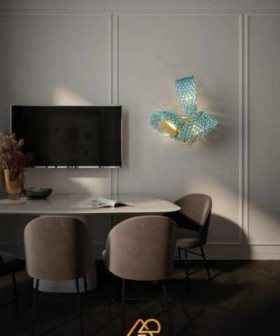 Đèn tường Dòng Sóng Xanh Aqua Bloom ART-8037