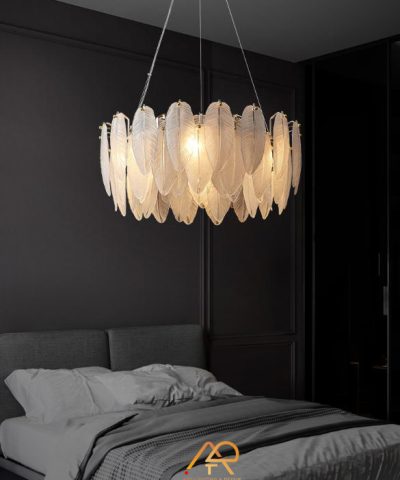 Đèn Chùm Lá Ngọc Sang Trọng ART-7066