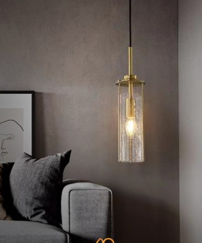 Đèn Thả Thủy Tinh Trụ Vàng Sang Trọng ART-4068