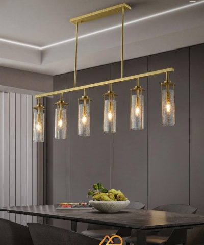 Đèn Thả Dài Bàn Ăn Trụ Thủy Tinh ART-4069