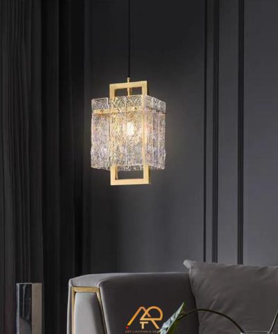 Đèn Thả Cao Cấp Ánh Vàng Crystal Halo ART-4071
