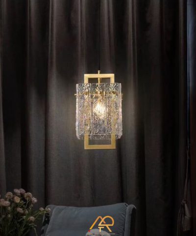 Đèn Thả Cao Cấp Ánh Vàng Crystal Halo ART-4071