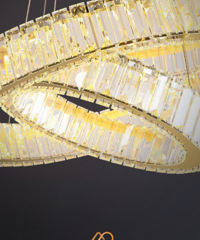 Đèn chùm pha lê xoắn hiện đại ART-7070