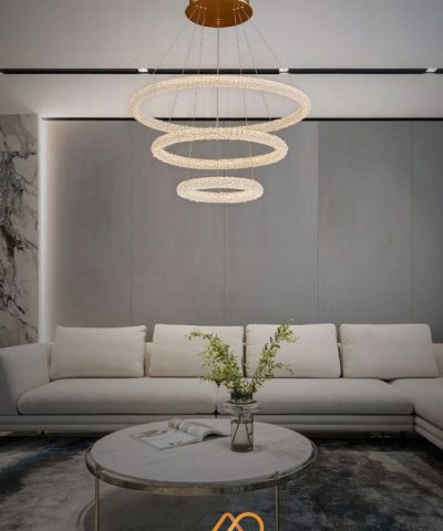 Đèn Chùm Pha Lê Vòng Tròn Tầng ART-7071