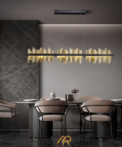 Đèn chùm nghệ thuật ánh sáng lửa ART-7072