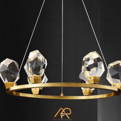 Đèn Chùm Pha Lê Vòng Ngọc Aurora Crown ART-7074