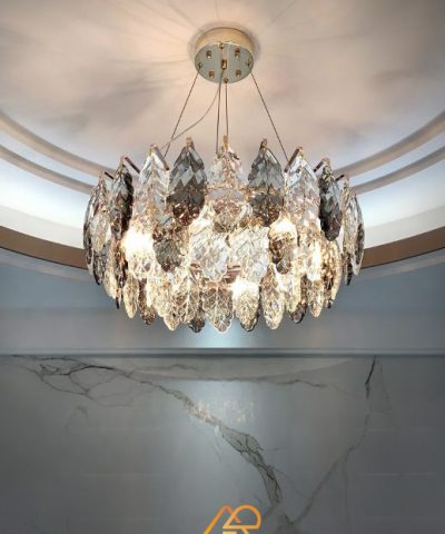 Đèn Chùm Pha Lê Lá Treo Aurora Graceful Dining ART-7077