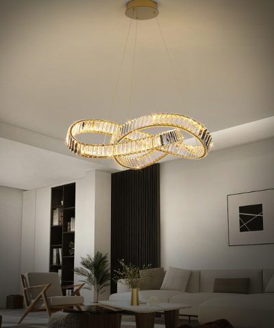 Đèn Chùm Pha Lê Nghệ Thuật LUX Infinity ART-7079