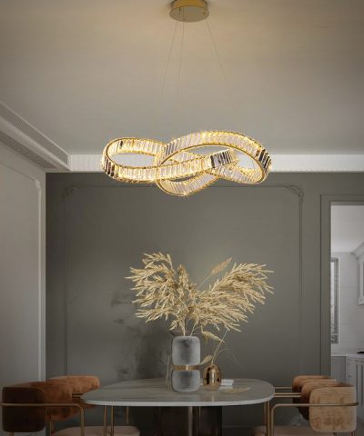 Đèn Chùm Pha Lê Nghệ Thuật LUX Infinity ART-7079