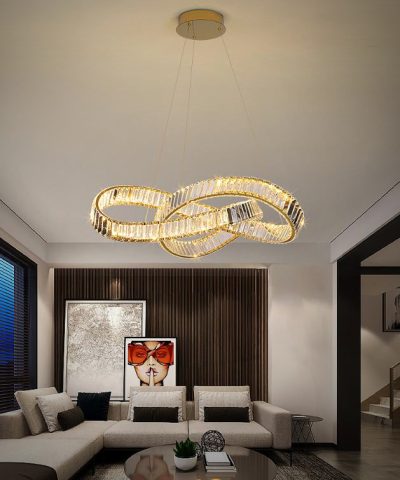Đèn Chùm Pha Lê Nghệ Thuật LUX Infinity ART-7079