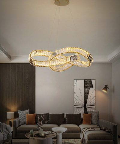Đèn Chùm Pha Lê Nghệ Thuật LUX Infinity ART-7079