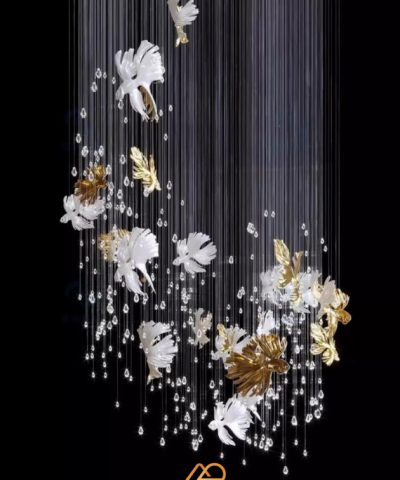 Đèn Chùm Thông Tầng Cao Cấp LUX Bird Symphony ART-5028
