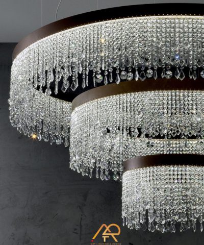 Đèn Chùm Pha Lê Đa Tầng Diamond Halo ART-7049