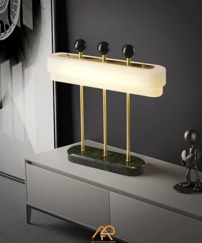 Đèn Bàn Đá Cẩm Thạch Hiện Đại ART-2053