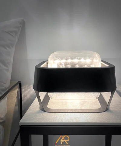 Đèn Bàn Hiện Đại Chao Thủy Tinh Vân Nước ART-2059
