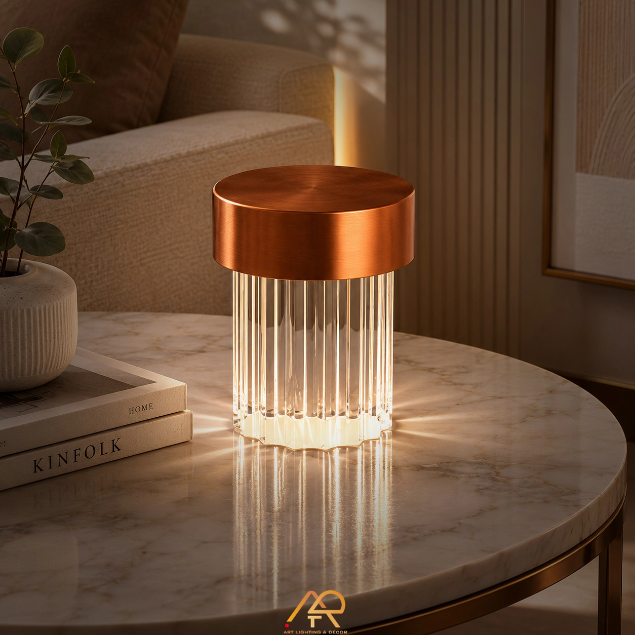 Đèn Bàn Decor Pha Lê Hiện Đại ART-2077