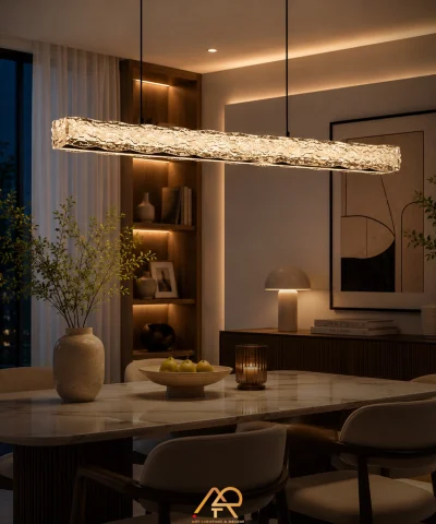 Đèn Thả Bàn Ăn Acrylic Sóng Nước Cao Cấp ART-4105