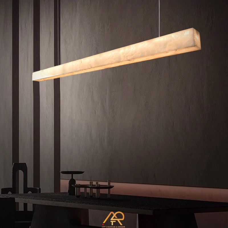 Đèn Thả Bàn Ăn Thanh Ngang Đá Tự Nhiên Luxury ART-4107 - Ảnh 2
