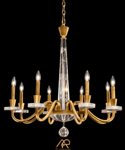 Đèn Chùm Phòng Khách Tháp Pha Lê Luxury ART-7101
