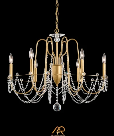 Đèn Chùm Nến Pha Lê Tân Cổ Điển ART-7105