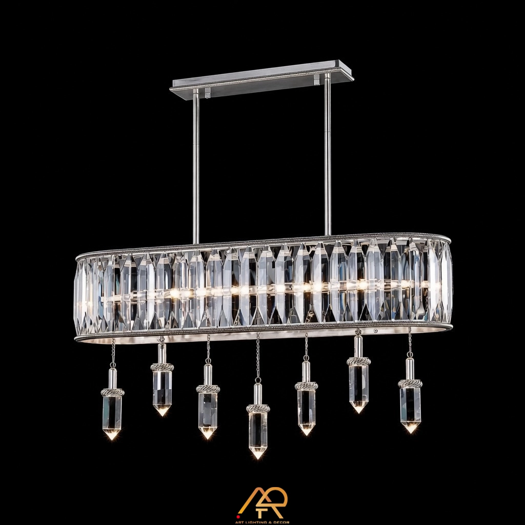 Đèn Thả Bàn Ăn Pha Lê Oval Luxury ART-4118