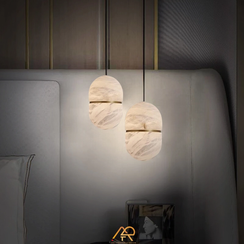 Đèn Thả Đá Cẩm Thạch Cao Cấp ART-7100 - Ảnh 2