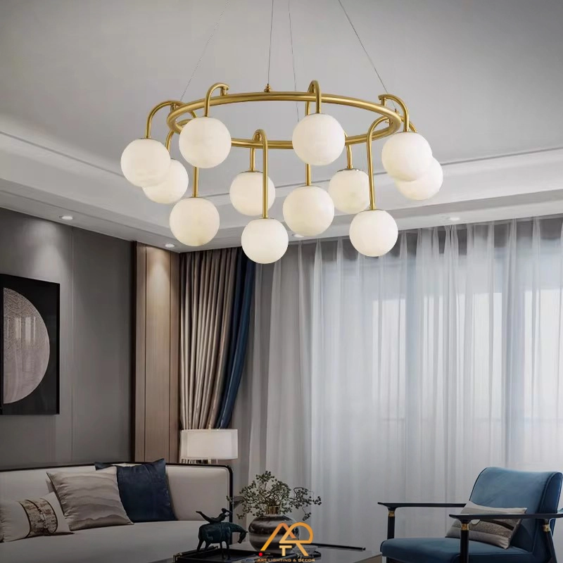Đèn Thả Đồng Đá Tây Ba Nha ART-409