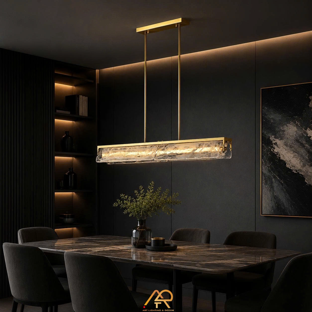 Đèn Thả Bàn Ăn Thủy Tinh Cao Cấp ART-4123