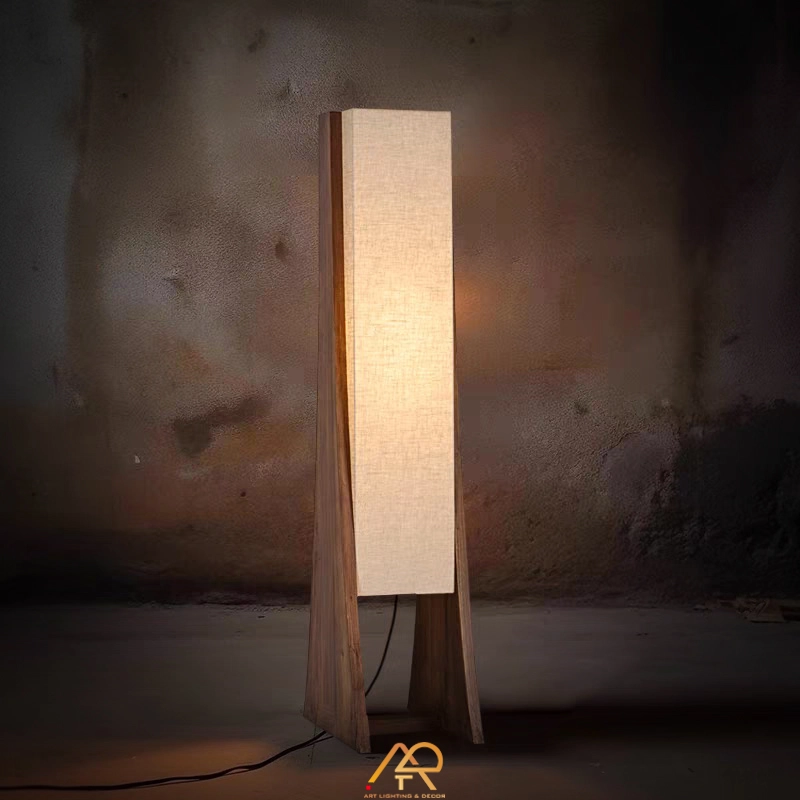 Đèn Sàn Gỗ Thô Wabi Sabi ART-2090