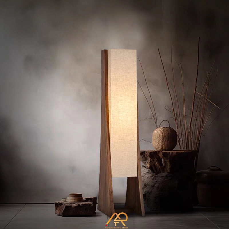 Đèn Sàn Gỗ Thô Wabi Sabi ART-2090 - Ảnh 2