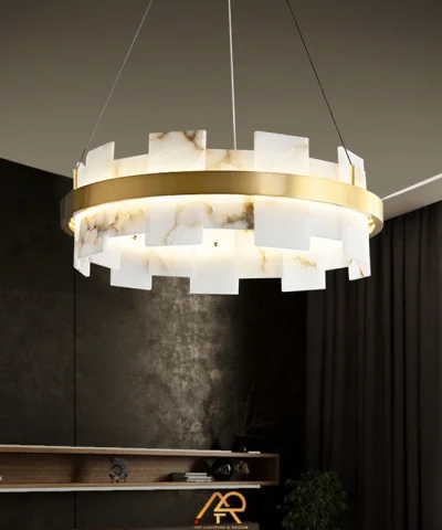 Đèn Thả Đồng Đá Phong Cách Hiện Đại ART-7097