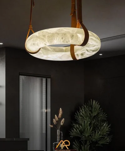 Đèn Thả Đồng Đá Phong Cách Wabi Sabi ART-7098