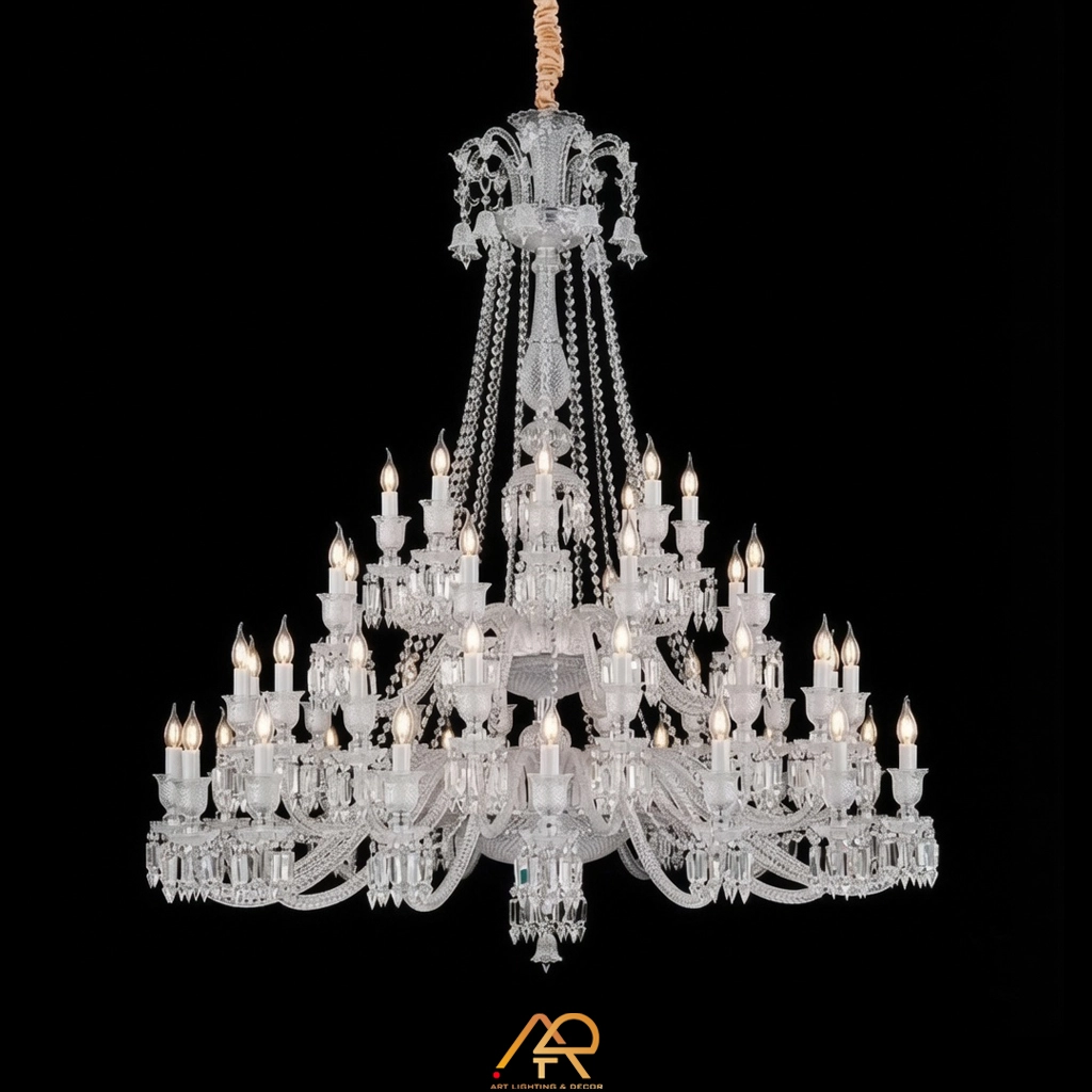 Đèn Chùm Pha Lê Baccarat Cổ Điển ART-7119