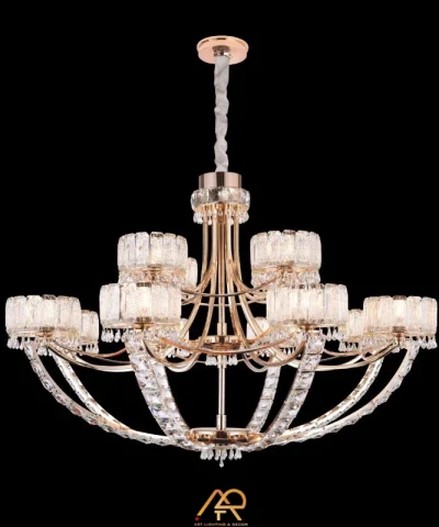 Đèn Chùm Pha Lê Biệt Thự Cao Cấp ART-7116