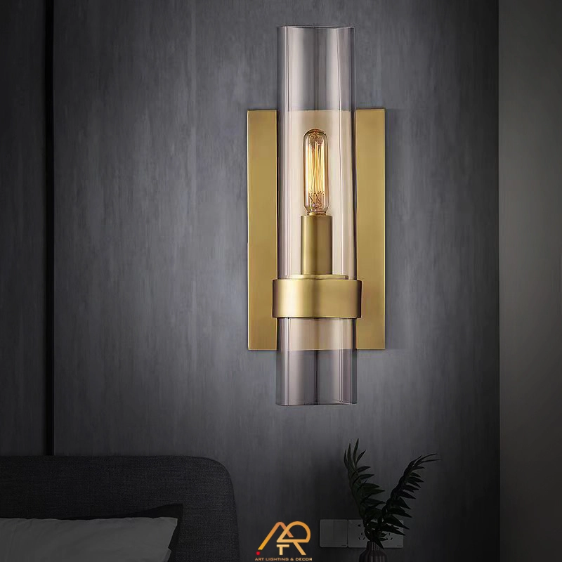 Đèn Tường Đồng Ống Thủy Tinh Hiện Đại ART-8100