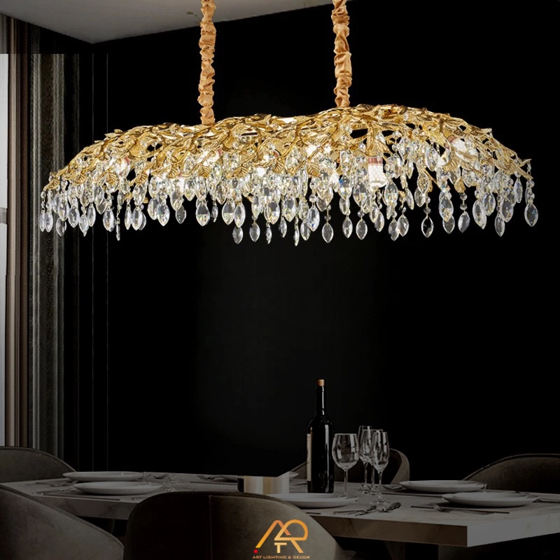 Đèn Thả Bàn Ăn Pha Lê Giọt Nước Cao Cấp ART-4128