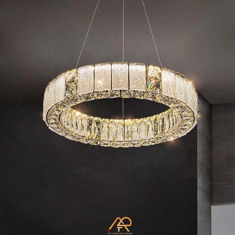 Đèn Thả Pha Lê Vòng Tròn Luxury ART-4130