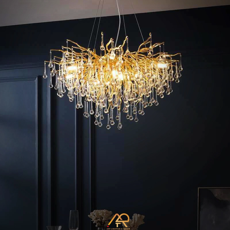 Đèn Chùm Pha Lê Phòng Khách Luxury ART-7123