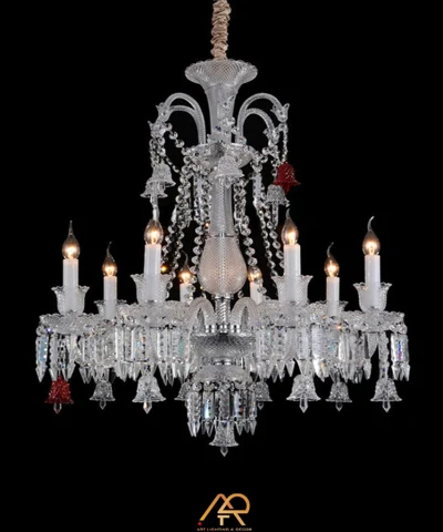 Đèn Chùm Tay Nến Pha Lê Cổ Điển Cao Cấp ART-7124