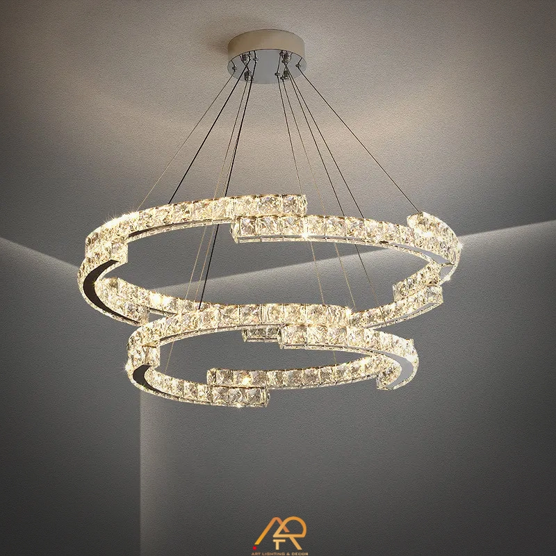 Đèn Thả Pha Lê Vòng Tròn Hiện Đại ART-4134